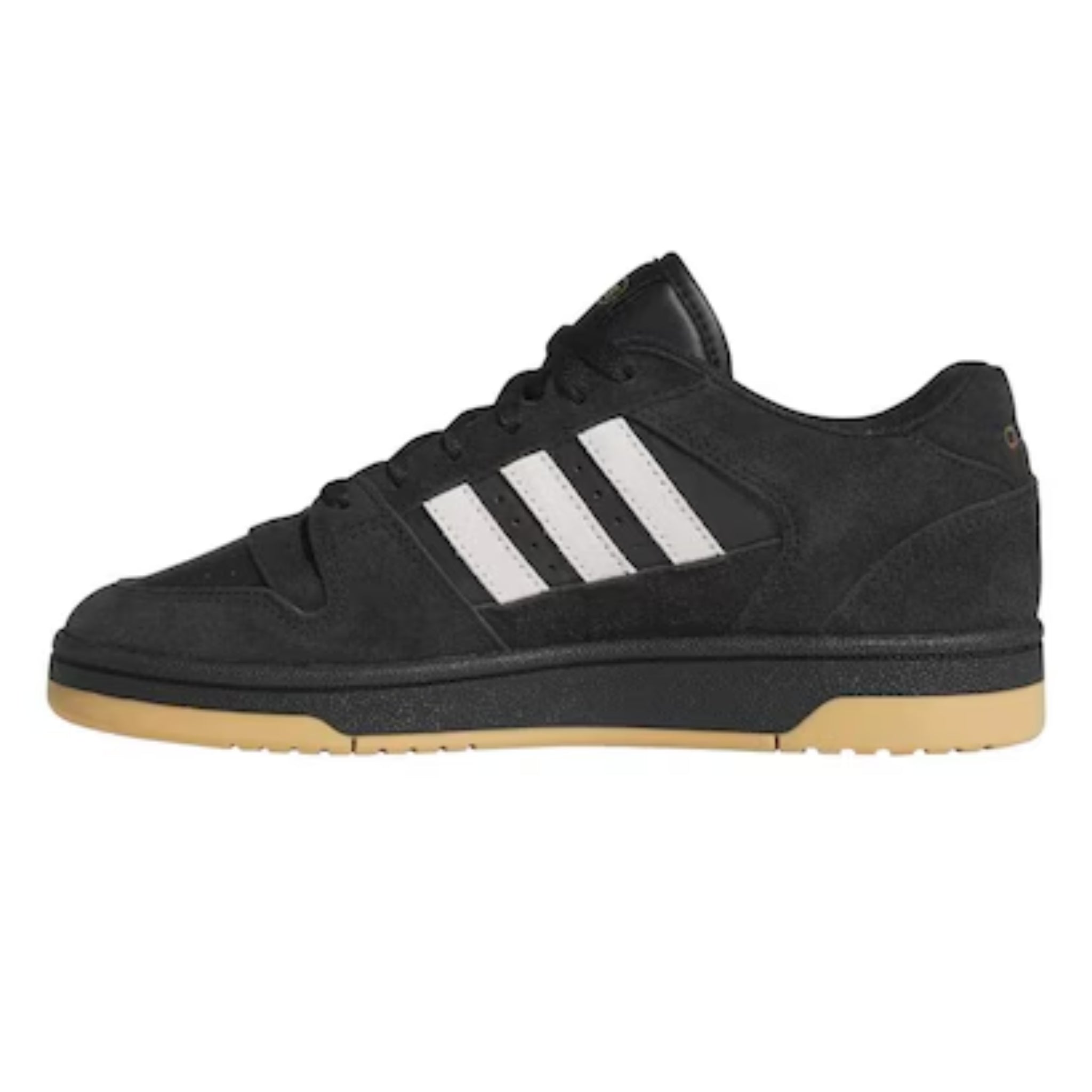 tenis Adidas Break Start Premium Low en color negro con suela de goma.