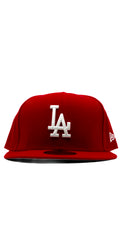 Gorra Los Angeles Dodgers Roja Lisa
