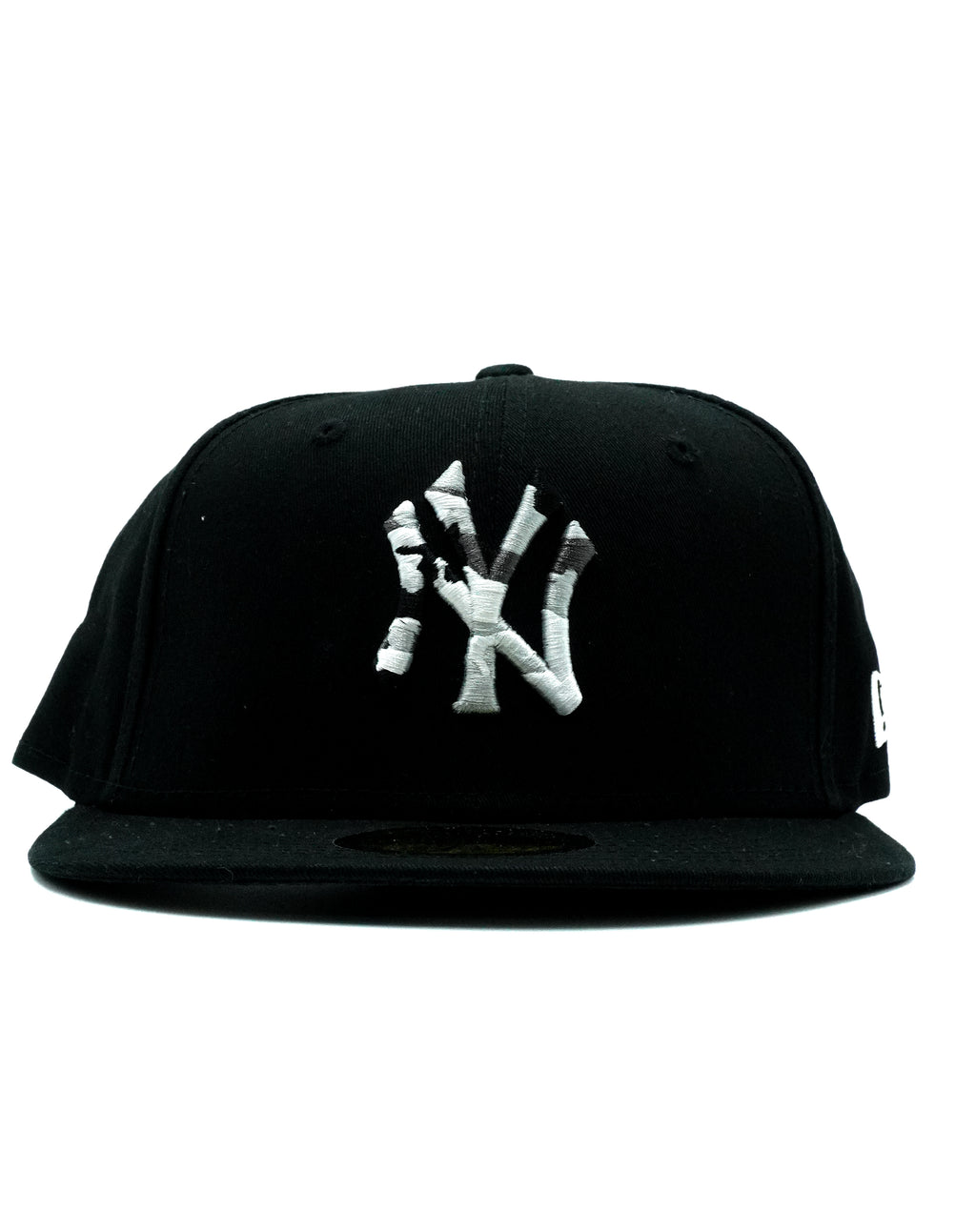 Gorra Negra Manchas Yankees